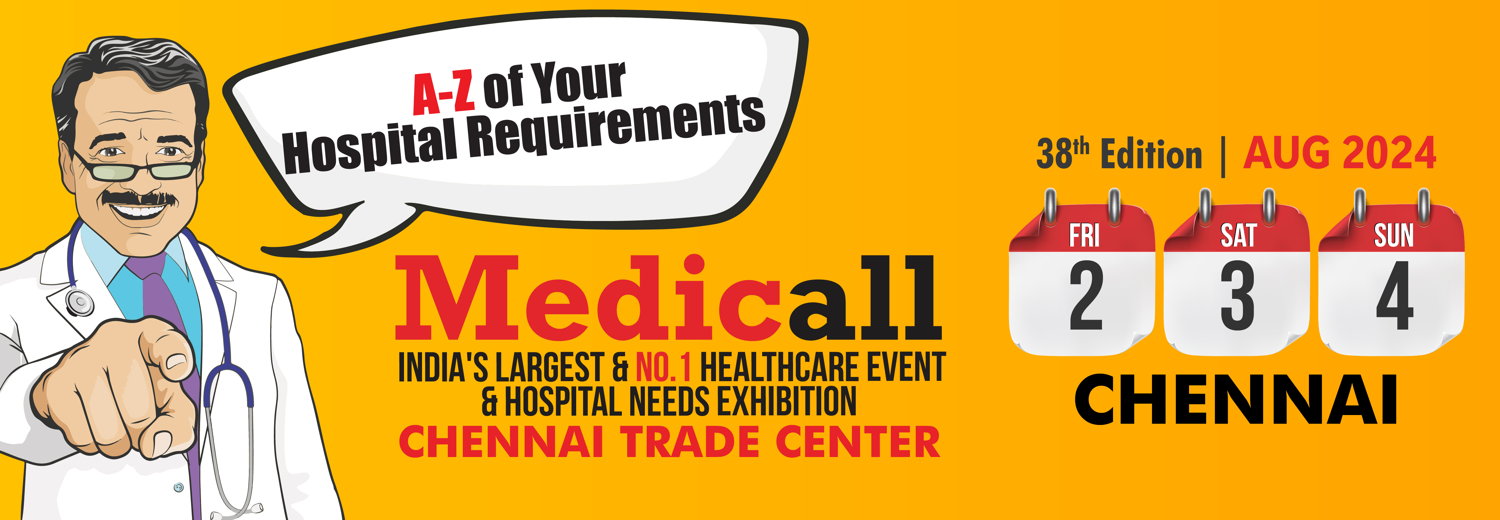 Medicall – India’s Largest Hospital Equipment Expo – 38th Edition